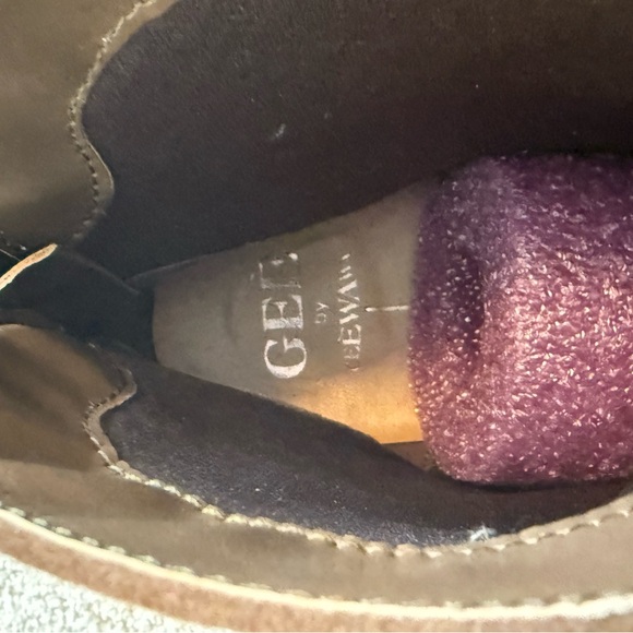 Geewawa Western Women’s Faux Suede Zip Brown Ankle Booties Women’s 8 1/2M  EUC - Picture 9 of 10